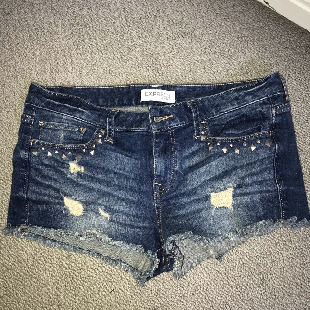 Express jean shorts